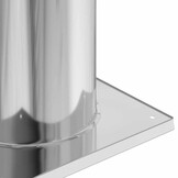 vidaXL Schouwkop Verlenging Zilver 84% Korting!