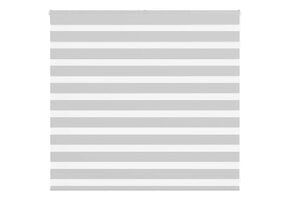 VidaXL Zebra Rolgordijn Lichtgrijs - 155x100 cm (53% Korting)