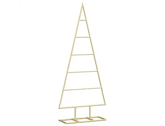 Moderne Metalen Kerstboom Decoratie - 90cm Zwart
