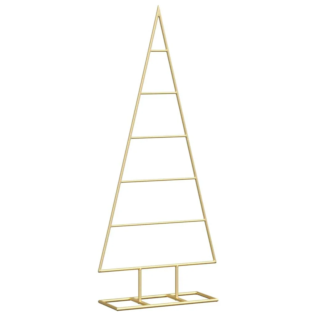 Moderne Metalen Kerstboom Decoratie - 90cm Zwart