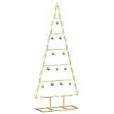 Moderne Metalen Kerstboom Decoratie - 90cm Zwart