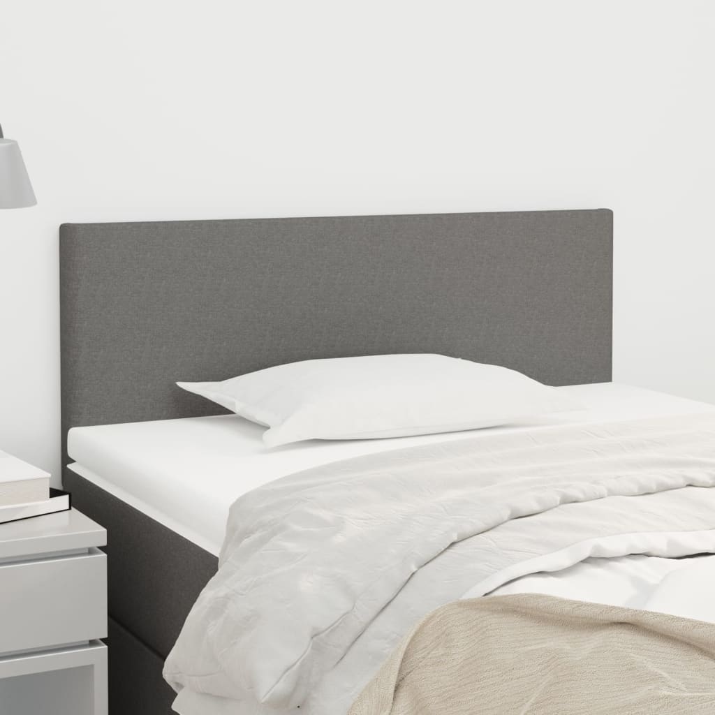 Hoofdbord 90x5x78/88 cm Stof Donkergrijs - 75% Korting!