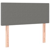 Hoofdbord 90x5x78/88 cm Stof Donkergrijs - 75% Korting!