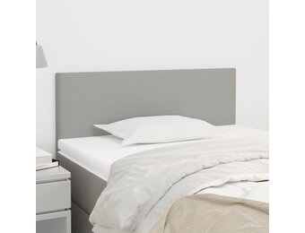 vidaXL Hoofdbord Stof Lichtgrijs 100x5x78/88cm - 77% Korting