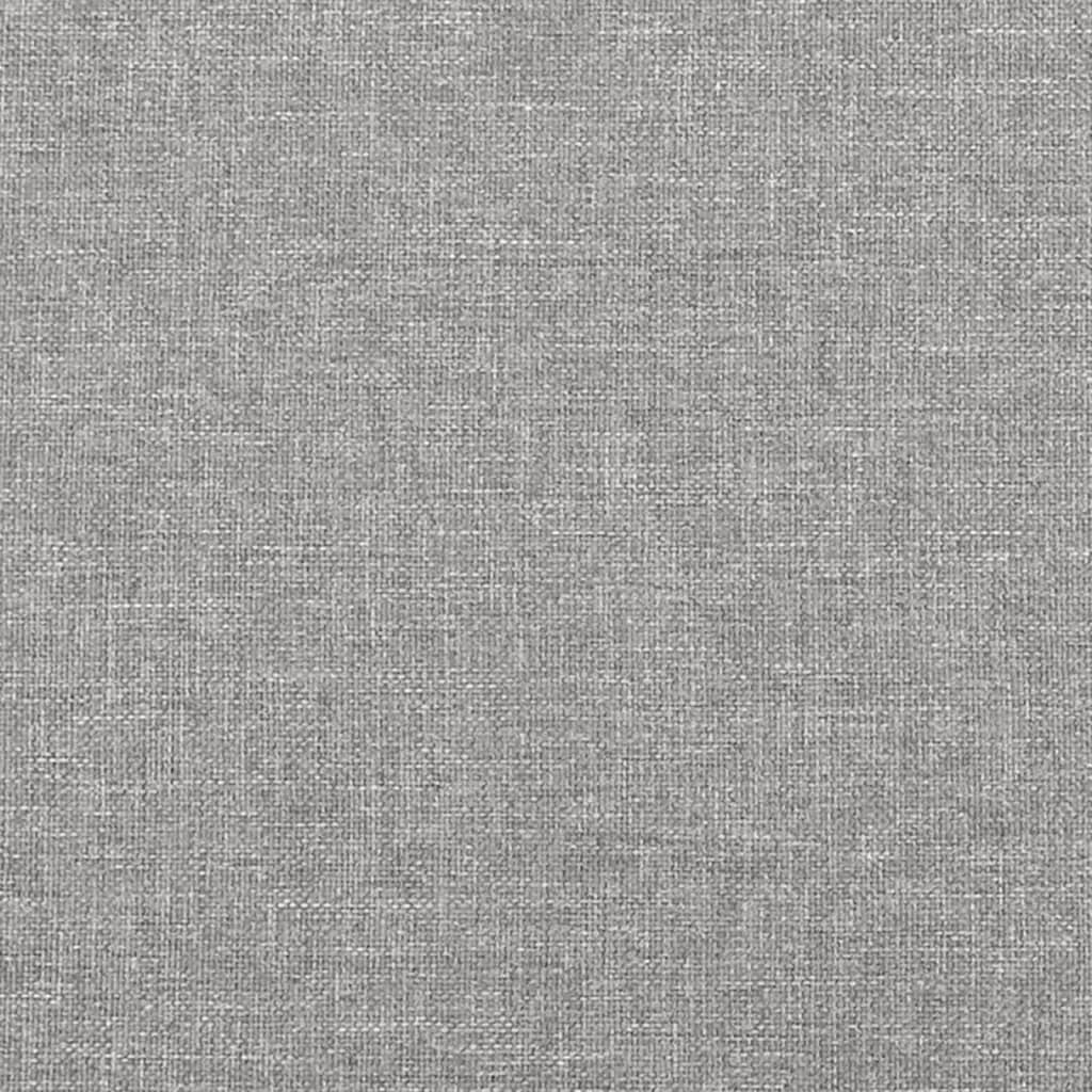 vidaXL Hoofdbord Stof Lichtgrijs 100x5x78/88cm - 77% Korting