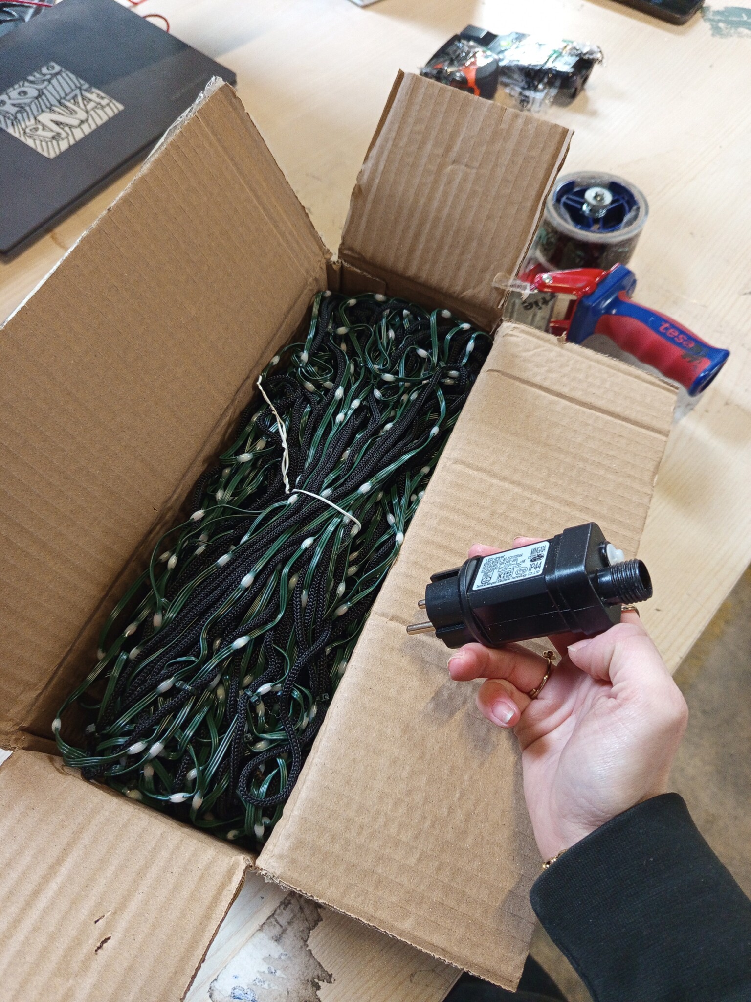 LED Kerstboom voor Vlaggenmast (Koud Wit, 500 cm) - 86% Korting!