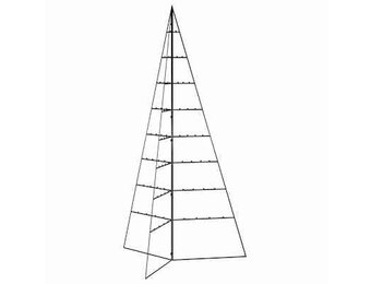 80% Korting: Moderne Metalen Kerstboom Decoratie 180cm Zwart