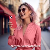 iPhone 15 Hoesje Rood - Vloeibaar Siliconen, Kras- & Schokbestendig (74% Korting)