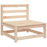 vidaXL 3-delige Loungeset Grenenhout met Kussens - 35% Korting