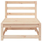 vidaXL 3-delige Loungeset Grenenhout met Kussens - 35% Korting