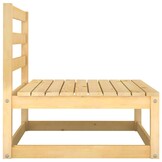 vidaXL 3-delige Loungeset Grenenhout met Kussens - 35% Korting