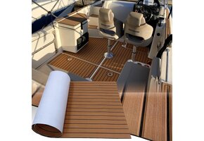 EVA Bootdekmat Antislip Waterbestendig Bruin/Zwart 240x112 cm - 34% Korting