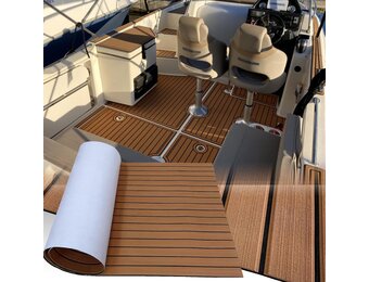 EVA Bootdekmat Antislip Waterbestendig Bruin/Zwart 240x112 cm - 34% Korting