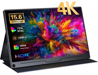 Draagbare 15.6" 4K Monitor met 35% Korting