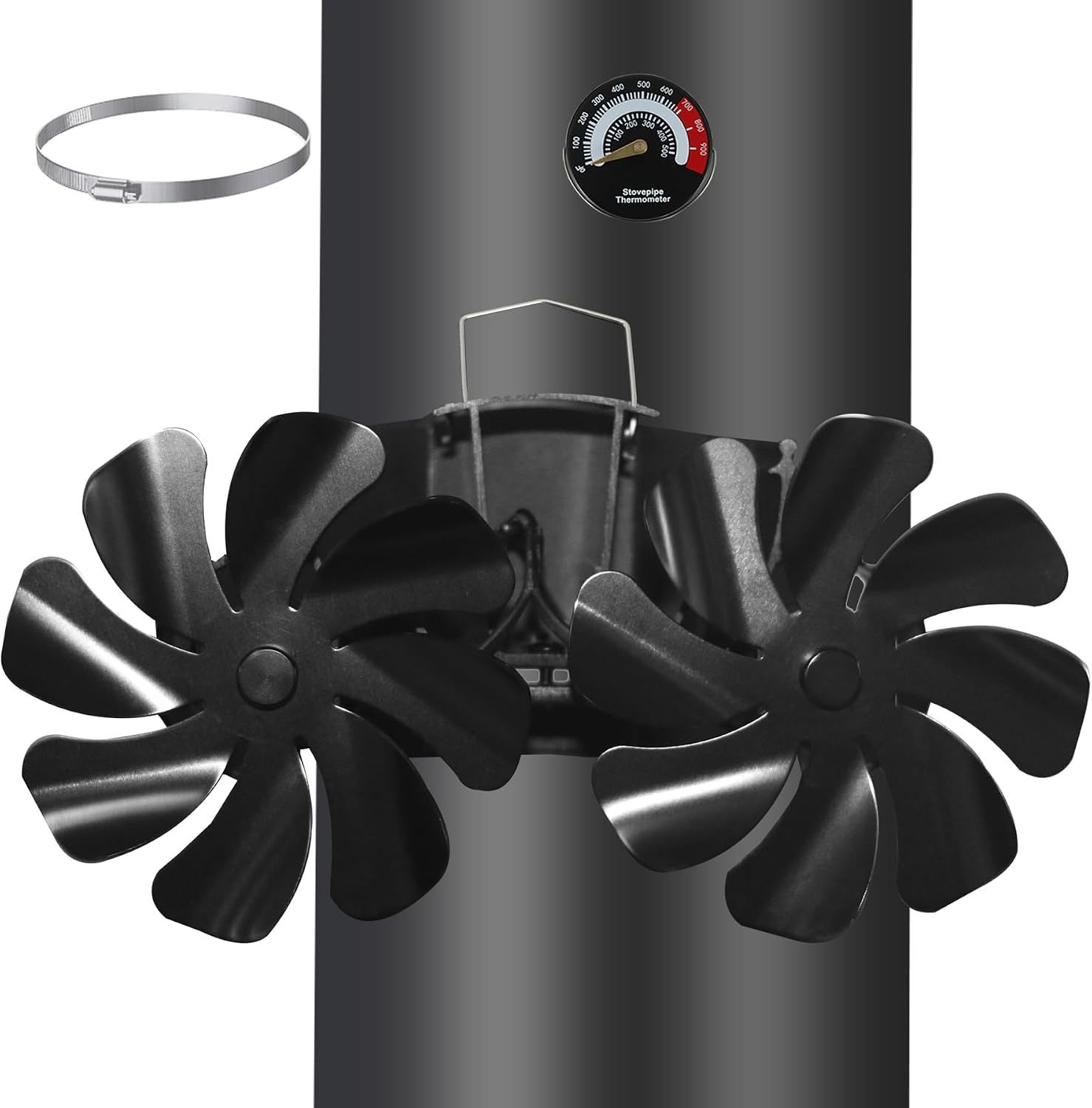 Stille Haardventilator op Warmte - 16 Bladen - 34% Korting