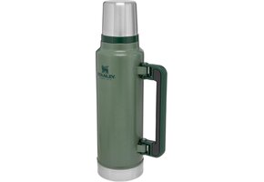 Thermosfles 1.4L Roestvrijstaal - 40u Warm / 35u Koud - Hammertone Green - 34% Korting
