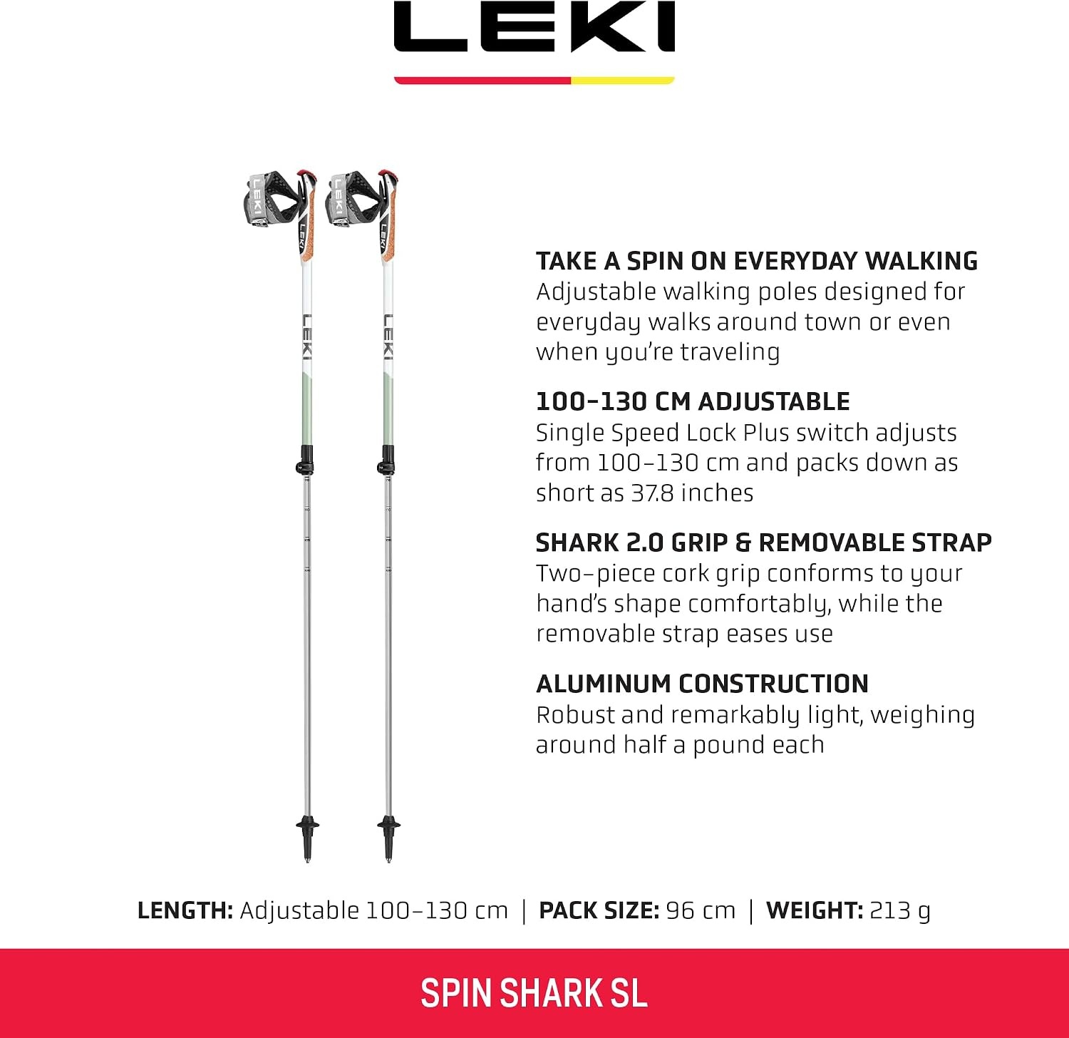 Nordic Walking Stokken - Lichtgewicht met Shark 2.0 | 34% Korting