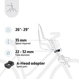 Veilig Fietsvoorzitje Kinderen 9mnd-3jr (max 15kg) - 34% Korting!