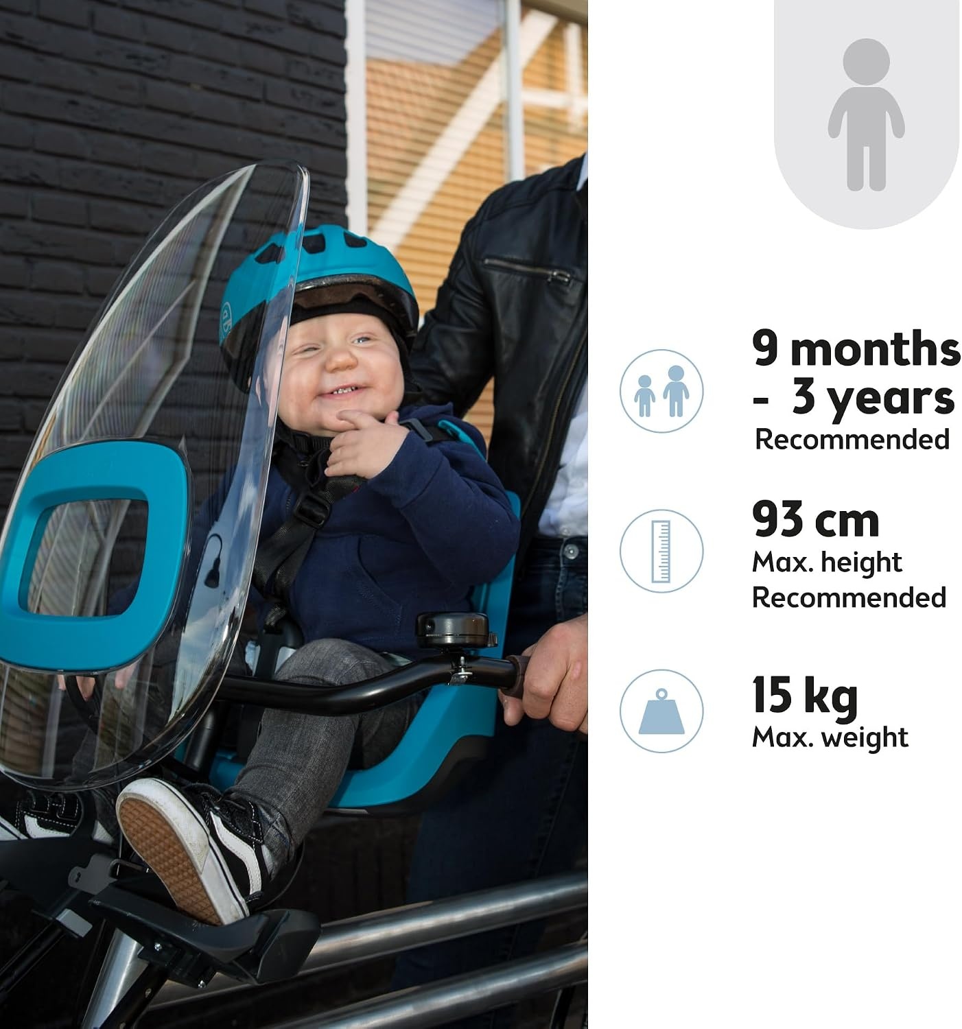 Veilig Fietsvoorzitje Kinderen 9mnd-3jr (max 15kg) - 34% Korting!