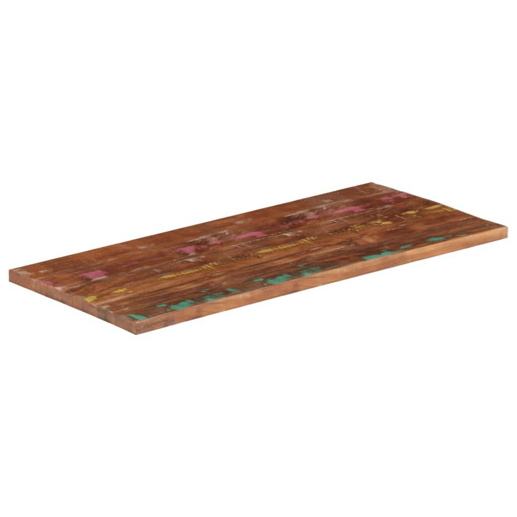 Tafelblad Massief Gerecycled Hout 100x60 cm - Nu 34% Korting!