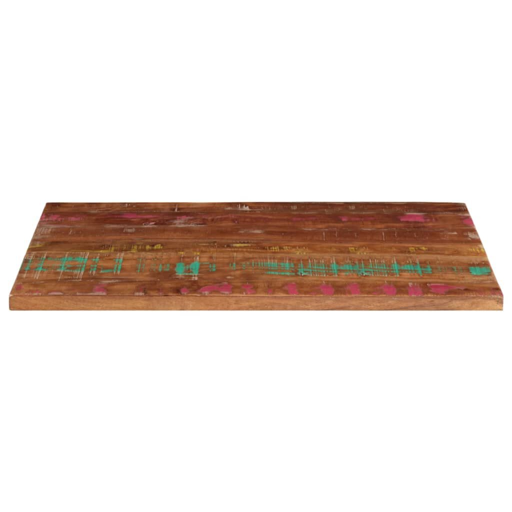 Tafelblad Massief Gerecycled Hout 100x60 cm - Nu 34% Korting!