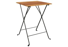 Inklapbare Bistrotafel Massief Teakhout & Staal (34% Korting)
