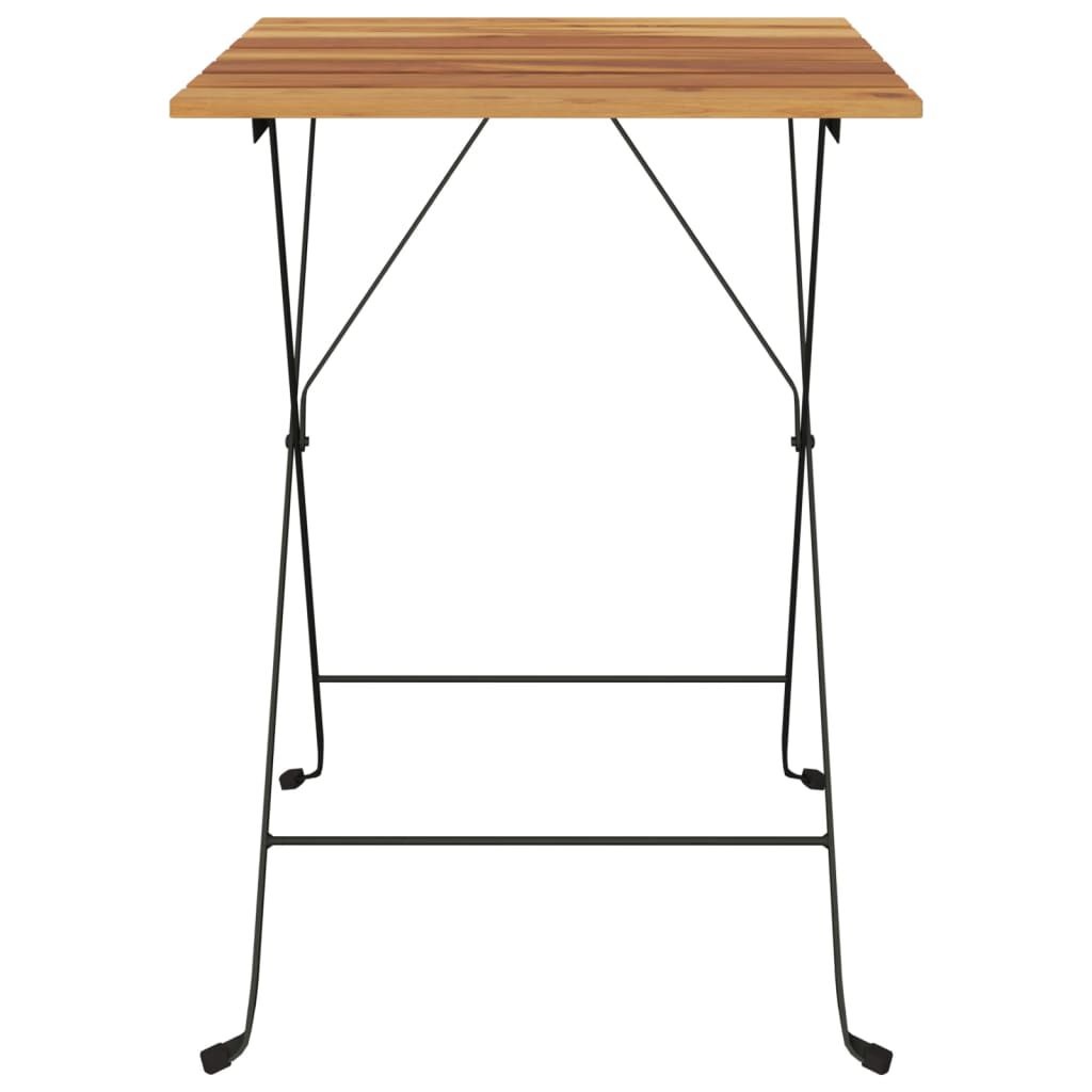 Inklapbare Bistrotafel Massief Teakhout & Staal (34% Korting)
