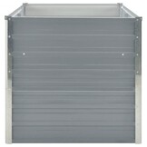 Verhoogd Tuinbed 160x80x77 cm Staal Grijs - 34% Korting