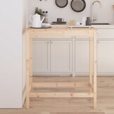 VidaXL Bartafel Grenenhout 100x50x110 cm - 34% Korting