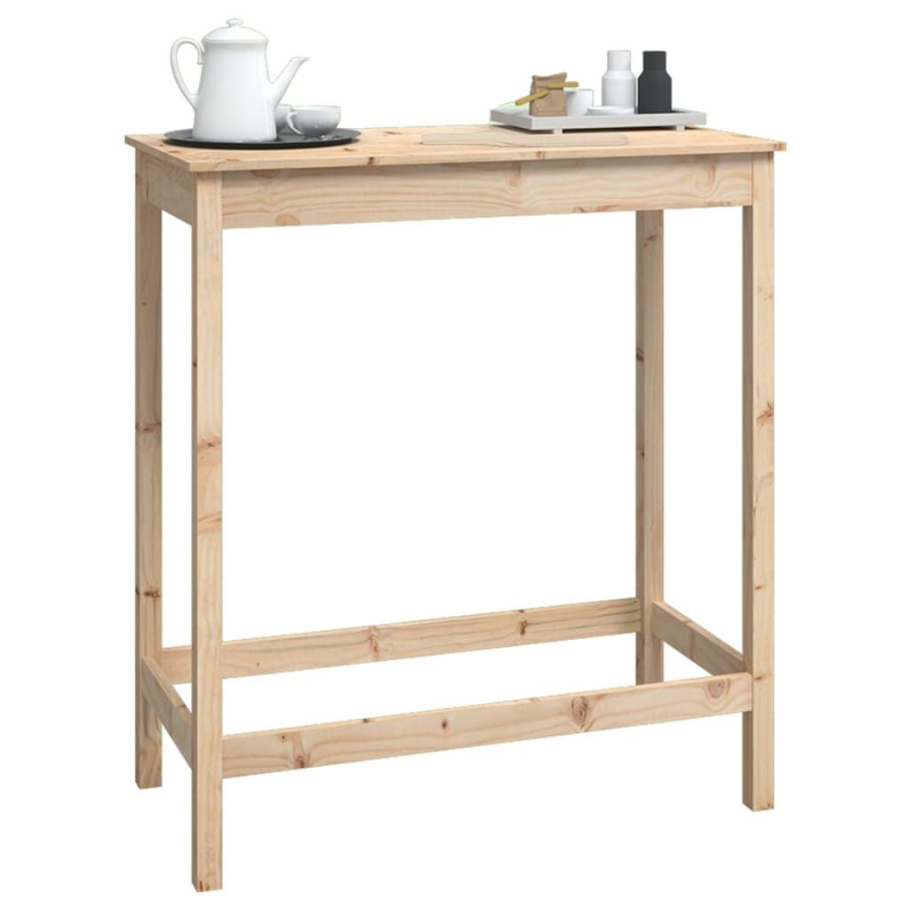 VidaXL Bartafel Grenenhout 100x50x110 cm - 34% Korting