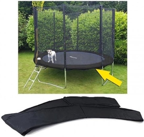 Trampoline Randafdekking 366 cm Zwart PVC/PE met 51% Korting