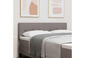 Verstelbaar Hoofdbord Taupe Stof - 34% Korting!