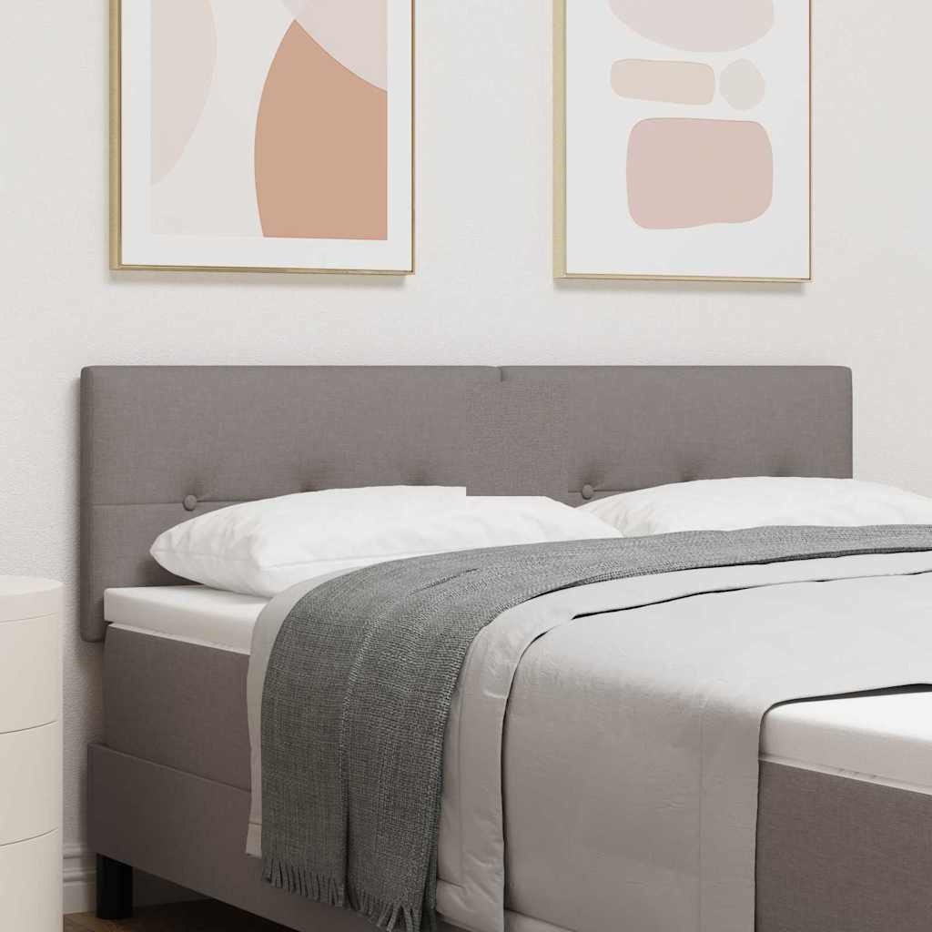 Verstelbaar Hoofdbord Taupe Stof - 34% Korting!