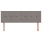 Verstelbaar Hoofdbord Taupe Stof - 34% Korting!