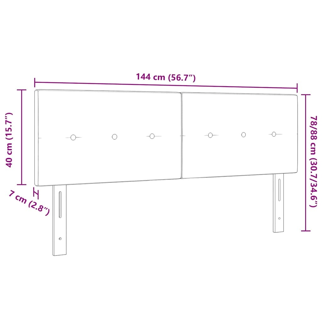 Verstelbaar Hoofdbord Taupe Stof - 34% Korting!