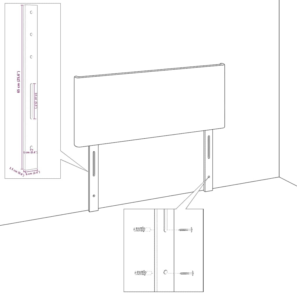 Verstelbaar Hoofdbord Taupe Stof - 34% Korting!