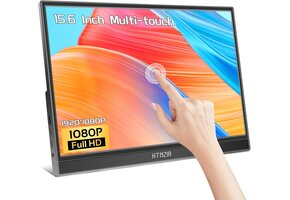 15,6" Draagbare Touchscreen Monitor - 34% Korting!