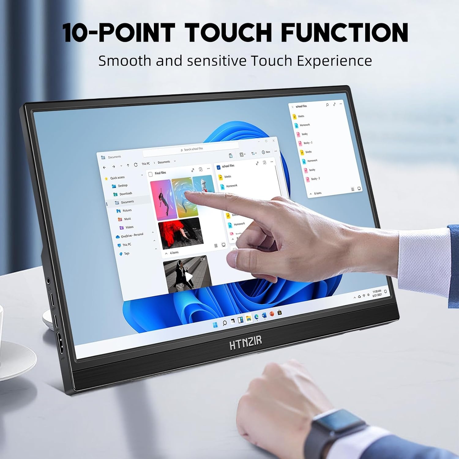 15,6" Draagbare Touchscreen Monitor - 34% Korting!