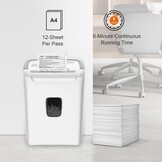 Bonsaii Papierversnipperaar C243-A: 12 Vel, Kruissnede, P4 (54% Korting)