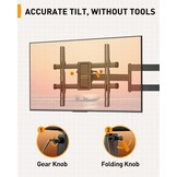 TV Wandbeugel Perlegear 32-65" - Volledige Beweging & 60kg Draagvermogen