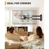 TV Wandbeugel Perlegear 32-65" - Volledige Beweging & 60kg Draagvermogen