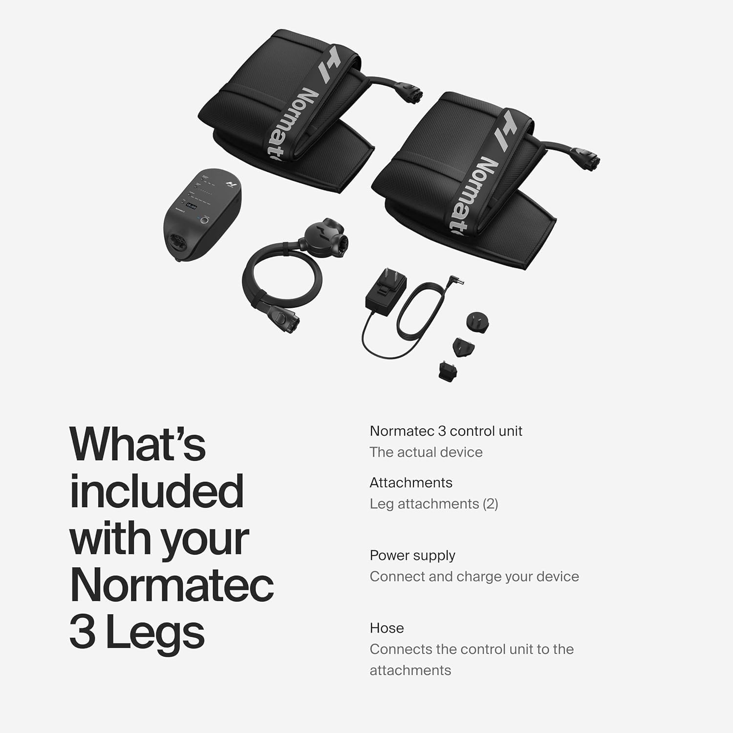 Hyperice Normatec 3 Beenmassager Compressie Zwart - 35% Korting