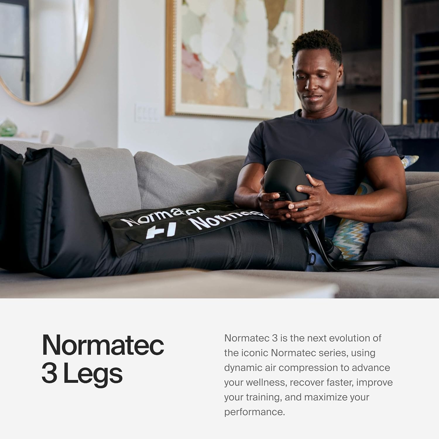 Hyperice Normatec 3 Beenmassager Compressie Zwart - 35% Korting