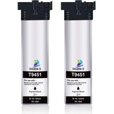 4x DOUBLE D T9451-T9454 Inktcartridges voor Epson, 34% Korting