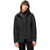 Jack Wolfskin 3-in-1 Damesjas - Zwart - Maat M - 35% Korting