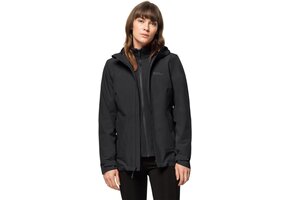 Jack Wolfskin 3-in-1 Damesjas - Zwart - Maat M - 35% Korting