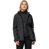 Jack Wolfskin 3-in-1 Damesjas - Zwart - Maat M - 35% Korting