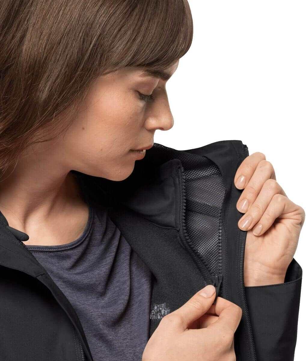 Jack Wolfskin 3-in-1 Damesjas - Zwart - Maat M - 35% Korting