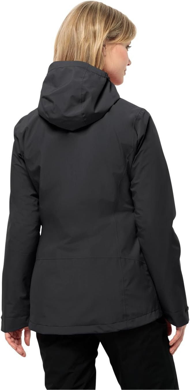 Jack Wolfskin 3-in-1 Damesjas - Zwart - Maat M - 35% Korting