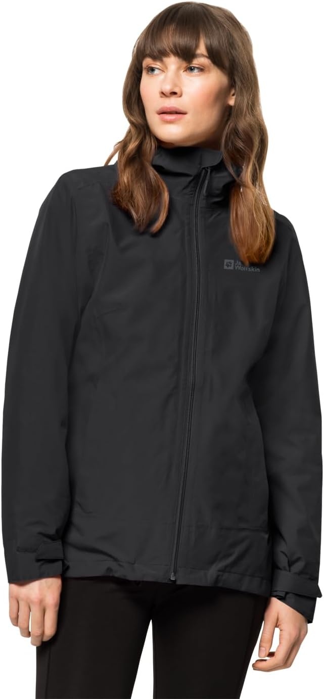 Jack Wolfskin 3-in-1 Damesjas - Zwart - Maat M - 35% Korting